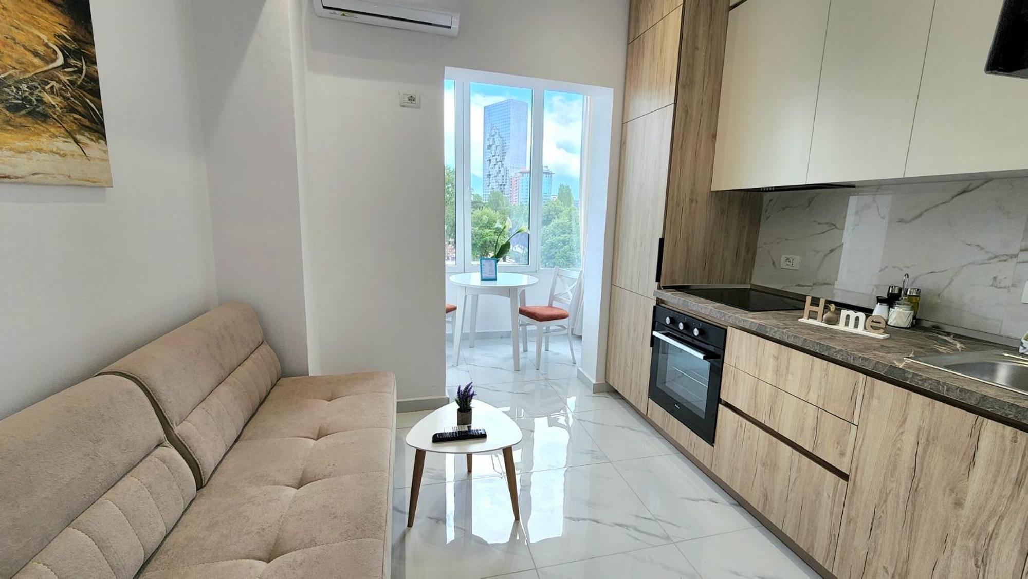 Central Tirana Apartment Getaway ภายนอก รูปภาพ